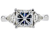 Pre-Owned Moissanite Platineve Ring 3.10ctw D.E.W