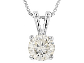 Pre-Owned Moissanite Platineve Pendant 1.00ct D.E.W