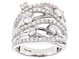 Pre-Owned Moissanite Platineve Ring 2.48ctw D.E.W