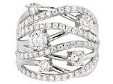 Pre-Owned Moissanite Platineve Ring 2.48ctw D.E.W