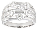 Pre-Owned Moissanite  Platineve Ring 2.00ctw DEW