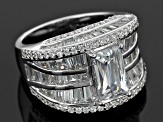 Pre-Owned White Cubic Zirconia Platineve Ring 9.81ctw