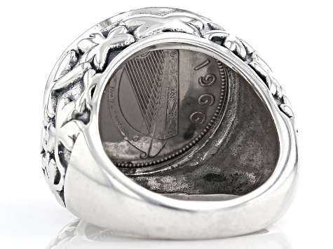 Pre-Owned Sterling Silver Coin Ring