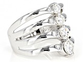 Pre-Owned Moissanite Platineve™ Ring .82ctw DEW