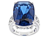 Pre-Owned Blue Spinel Sterling Silver Boxed Set 38.00ctw