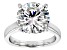 Pre-Owned Moissanite Platineve Ring 6.13ct DEW