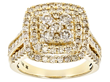 Picture of Pre-Owned Candlelight Diamond 10k Yellow Gold Ring 2.00ctw