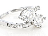 Pre-Owned Moissanite Ring Platineve™ 2.16ctw DEW
