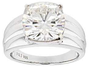 Pre-Owned Moissanite Platineve Ring 5.81ct DEW.
