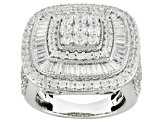 Pre-Owned Cubic Zirconia Silver Ring 5.80ctw