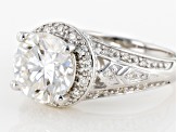 Pre-Owned Moissanite Platineve Ring 3.06ctw D.E.W