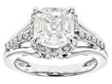 Pre-Owned Moissanite Platineve Ring 3.38ctw DEW