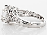 Pre-Owned Moissanite Platineve Ring 3.38ctw DEW