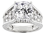 Pre-Owned Cubic Zirconia Silver Ring 9.91ctw
