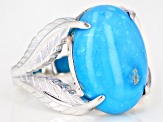 Pre-Owned Turquoise Sterling Silver Ring