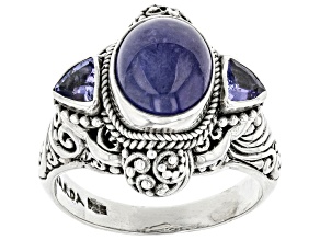 Pre-Owned Blue Tanzanite Sterling Silver Ring .30ctw