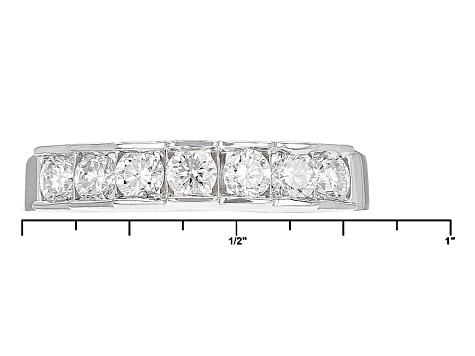 Pre-Owned Moissanite Platineve Ring .70ctw DEW.