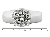 Pre-Owned White Cubic Zirconia Rhodium Over Sterling Silver Ring 7.83ctw