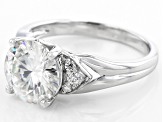 Pre-Owned Moissanite Platineve Ring 3.74ctw D.E.W