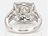 Pre-Owned Moissanite Platineve Ring 1.00ctw D.E.W