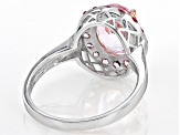 Pre-Owned Pink Kunzite Sterling Silver Ring 3.28ctw