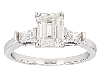 Picture of Pre-Owned Moissanite Platineve Ring 1.93ctw D.E.W