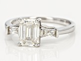 Pre-Owned Moissanite Platineve Ring 1.93ctw D.E.W