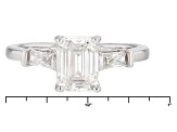 Pre-Owned Moissanite Platineve Ring 1.93ctw D.E.W