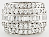 Pre-Owned Cubic Zirconia Silver Ring 5.95ctw
