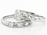 Pre-Owned Moissanite Platineve Ring 2.15ctw D.E.W