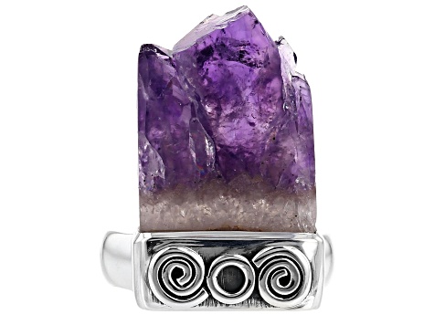 amethyst stalactite ring