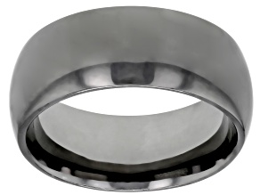 Pre-Owned Gunmetal Rhodium Over Bronze Comfort Fit Band Ring