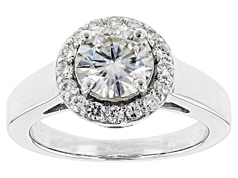 Pre-Owned Moissanite Ring Platineve™ 1.44ctw DEW