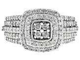 Pre-Owned White Diamond 10k White Gold Ring 1.00ctw
