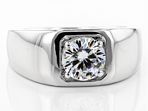 moissanite men's ring