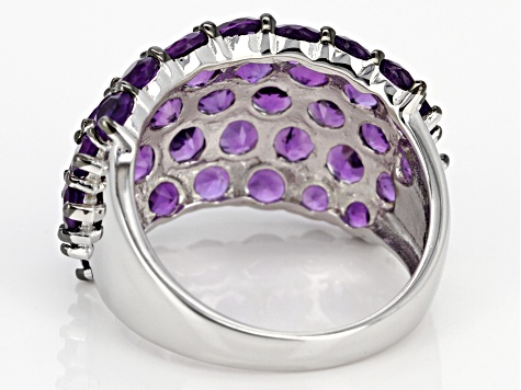 Pre-Owned Purple Amethyst Sterling Silver Ring 2.50ctw