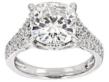 Picture of Pre-Owned Moissanite Ring Platineve™ 4.68ctw DEW