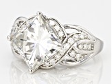 Pre-Owned Moissanite Ring Platineve™ 6.53ctw DEW