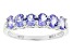 Pre-Owned Blue Tanzanite Sterling Silver Ring .84ctw
