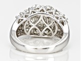 Pre-Owned Moissanite Platineve Ring 3.56ctw D.E.W