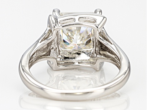Pre-Owned Moissanite Platineve Ring 3.60ct D.E.W