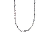 3-10mm Mix Sizes and Shapes Gray Cultured Freshwater Pearl Endless Necklace