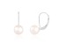 14k White Gold Leverback 6-7mm Freshwater Pearl Earrings