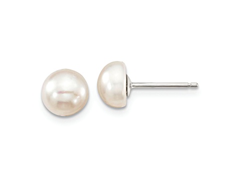 Sterling Silver White 6-7mm 3 piece Freshwater Cultured Pearl Set