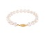 14k Yellow gold 5-6mm Akoya Pearl bracelet