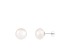 14k White Gold 10-11mm White Freshwater Pearl Stud Earrings