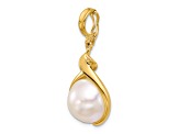 14K Yellow Gold Freshwater Cultured Pearl Pendant