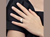 Sterling Silver Antiqued with 14K Accent Diamond and Freshwater Cultured Pearl Ring