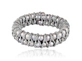 7-8mm Gray Cultured Freshwater Pearl Silver  Bracelet