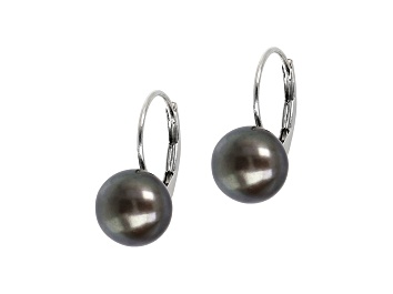 Picture of Peacock Cultured Freshwater Pearl Drop Earrings